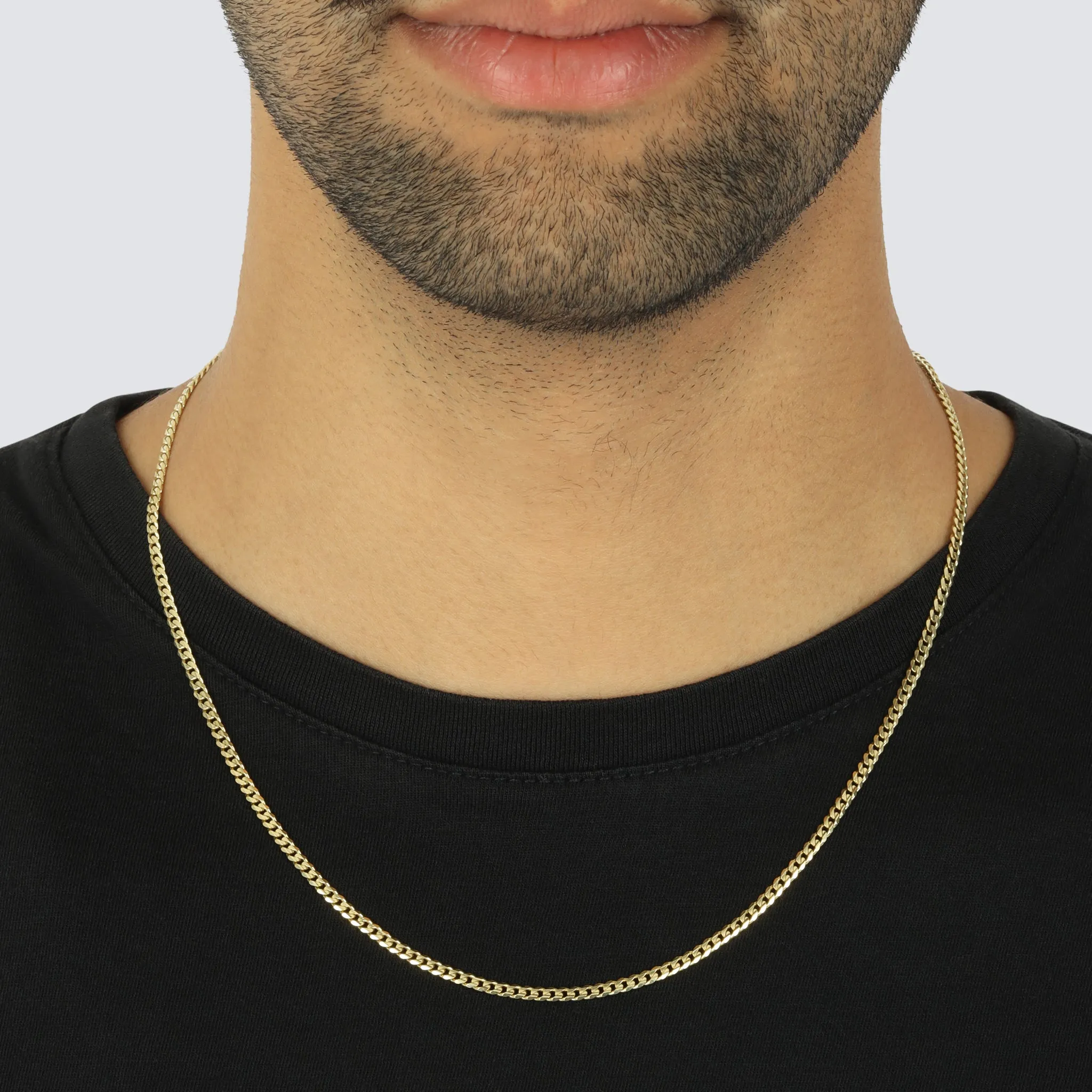2.7MM Concave Curb Chain