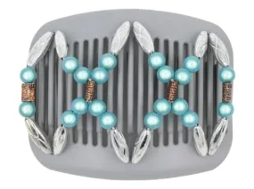 African Butterfly Hair Comb - Dalena Gray 40