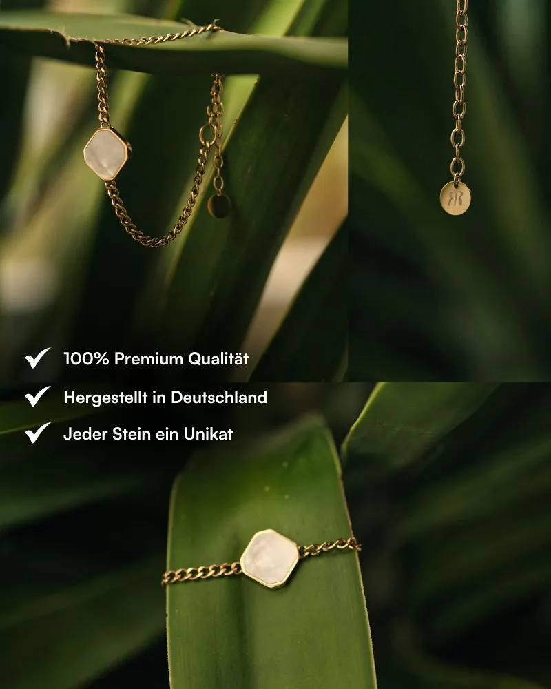 Armband - Perlmutt - Gold - Für Sie