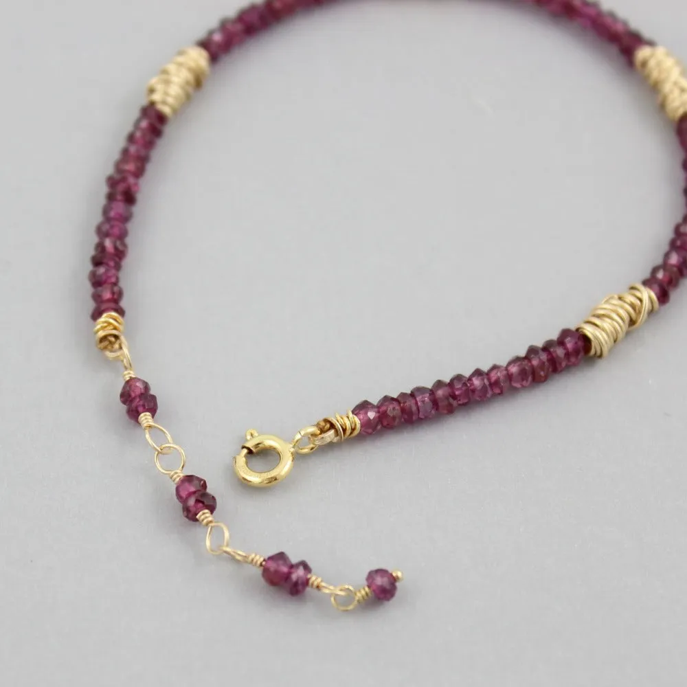 Gold Twist Stacking Bracelet