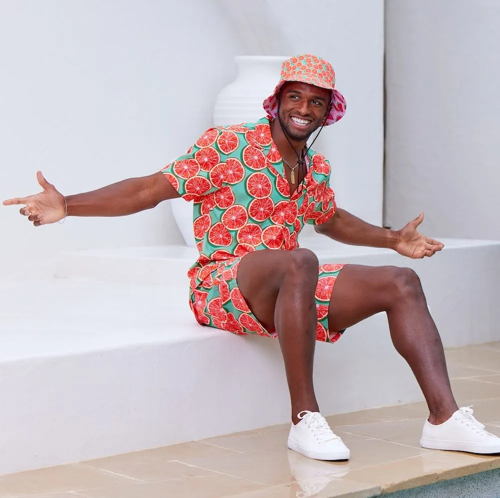 Groovy Grapefruit - Bucket Hat Reversible Print