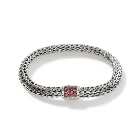 Icon Bracelet, Sterling Silver, Reversible Gemstones, 6.5MM|BBS90422RVBLS2GA
