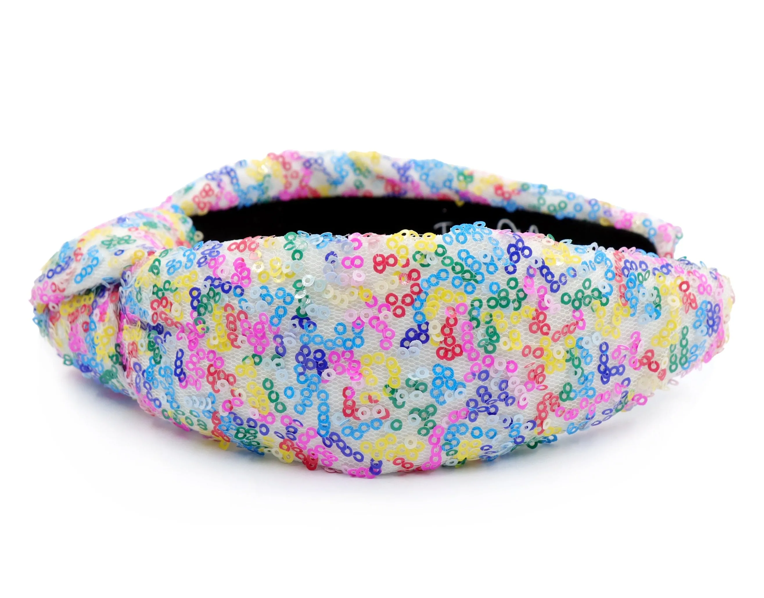 Iris Sequins Padded Knot Headband
