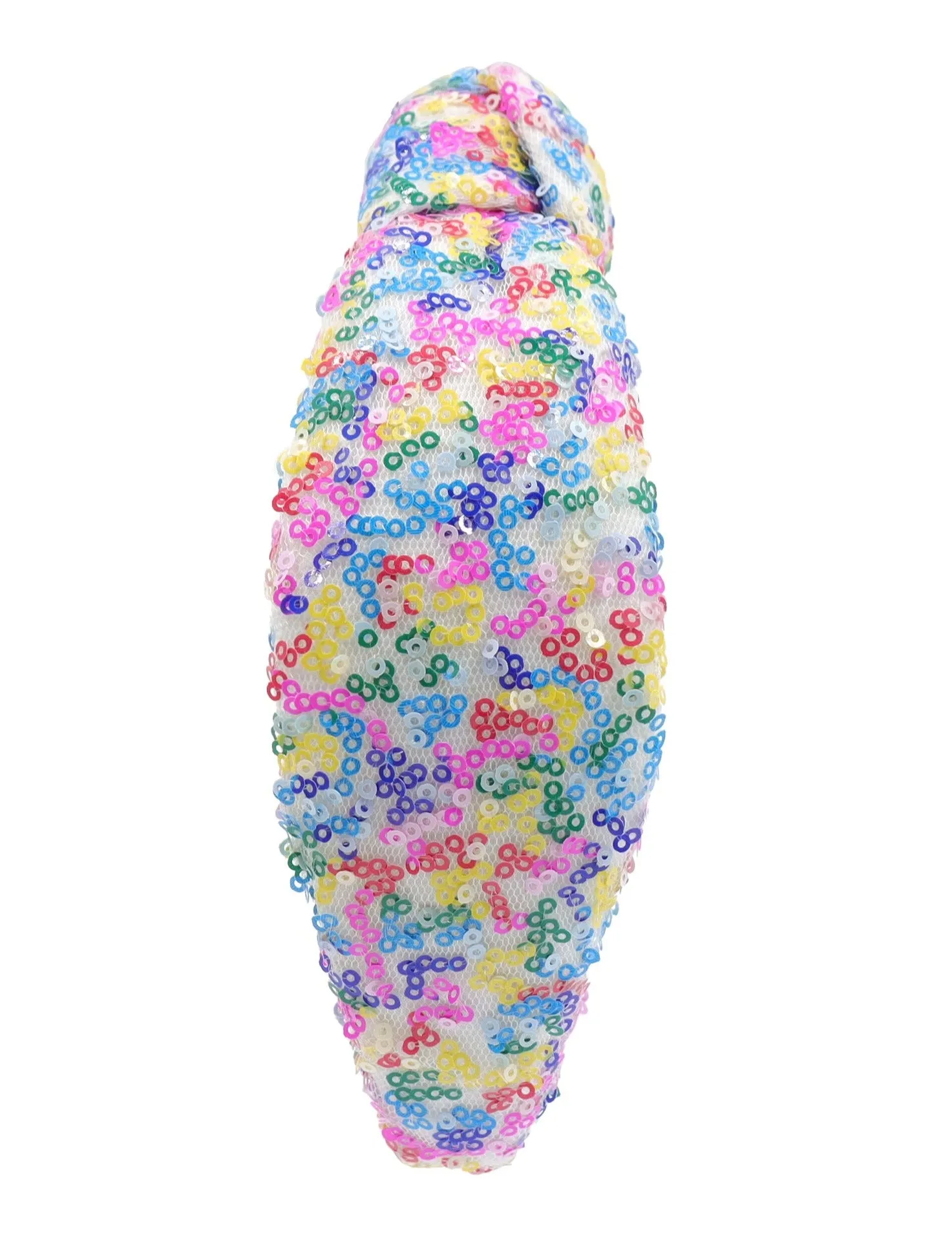 Iris Sequins Padded Knot Headband