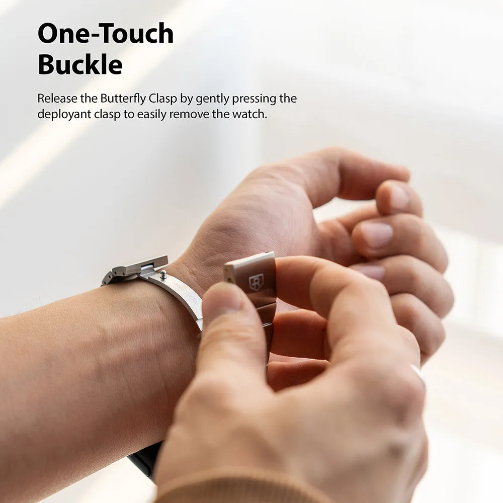 Metal One Band α - Silver