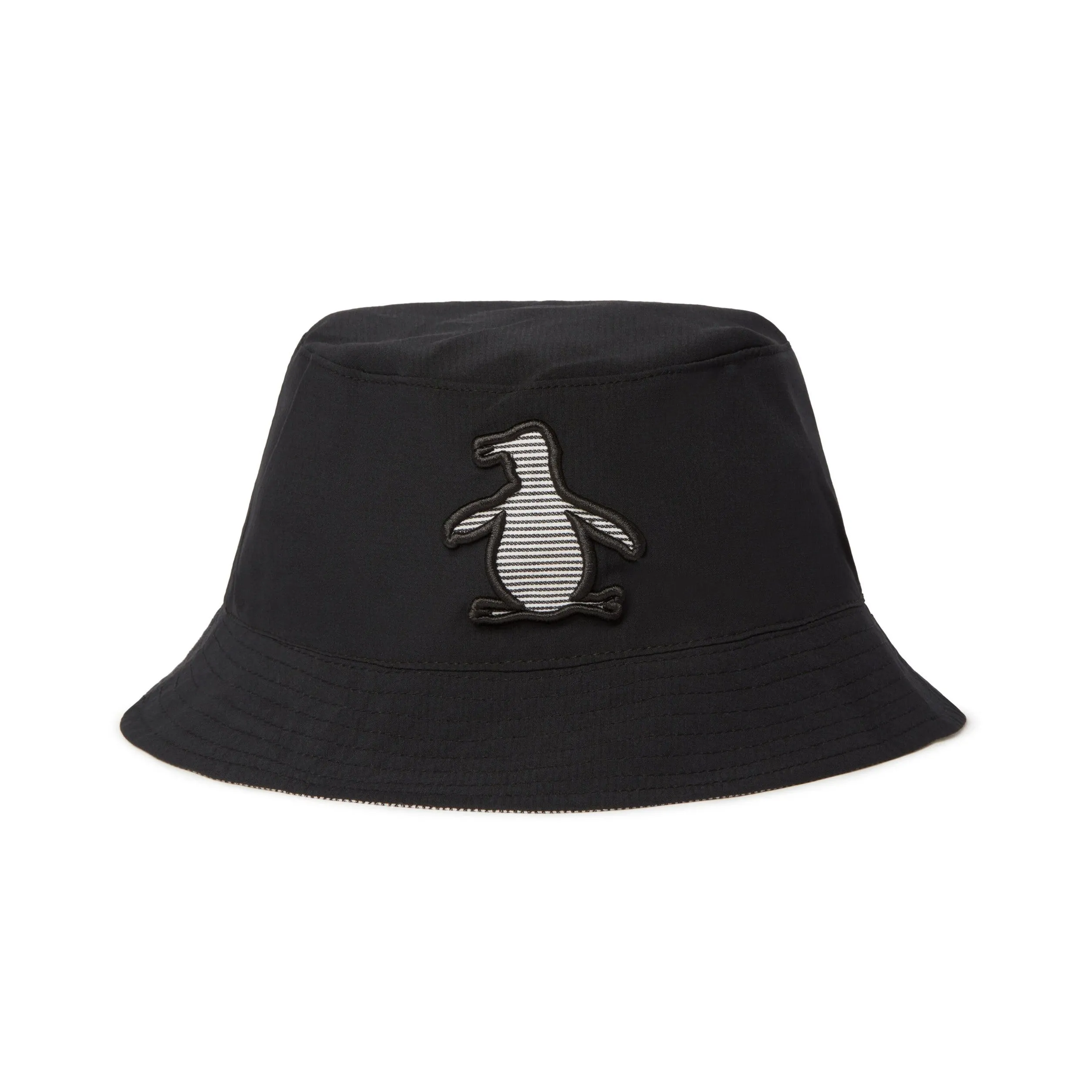 Original Penguin Golf Railroad Stripe Reversible Bucket Hat