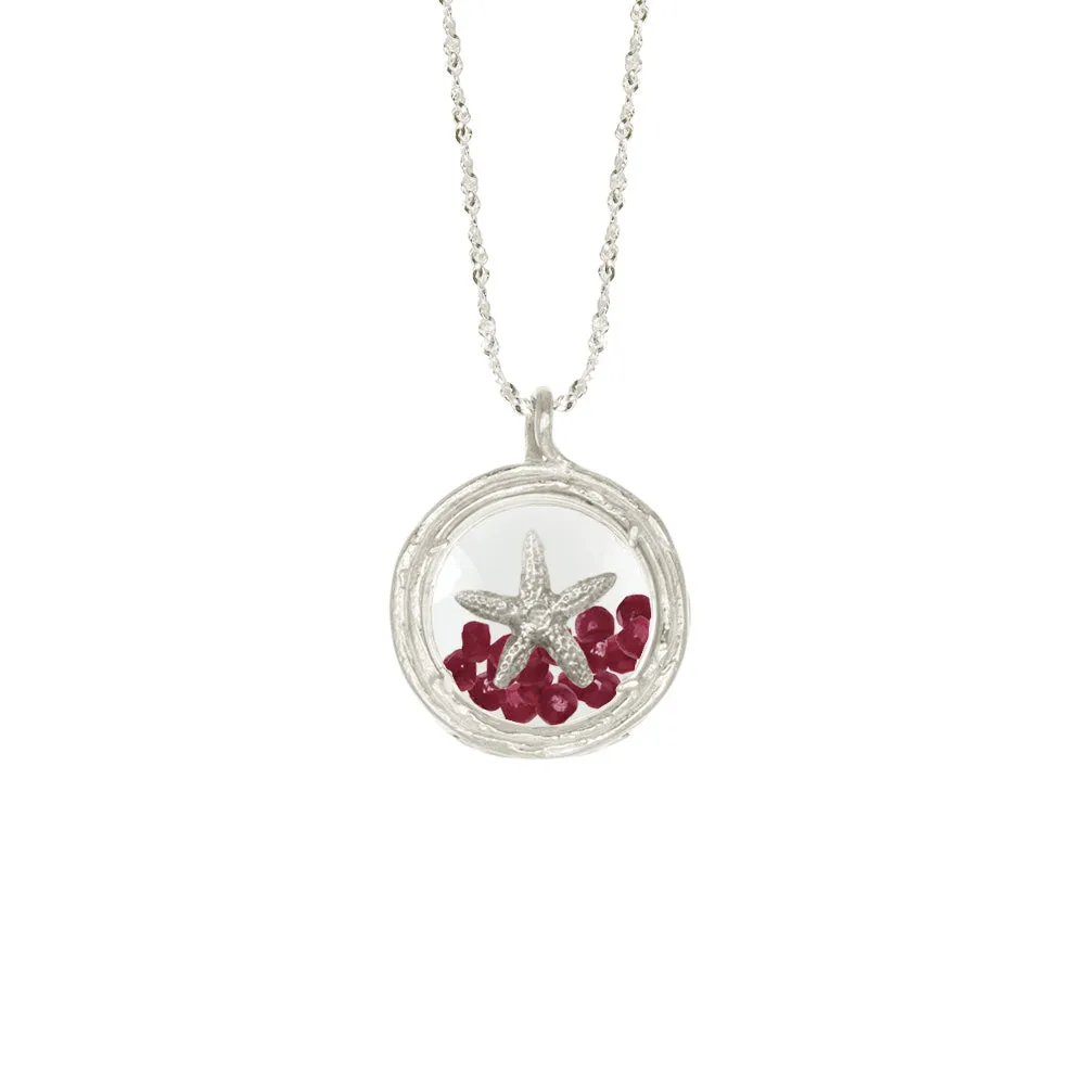 Small Glass Branch Locket
