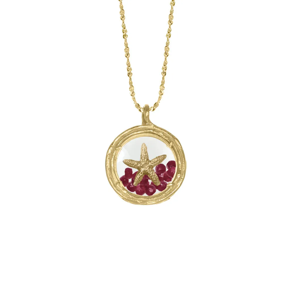 Small Glass Branch Locket