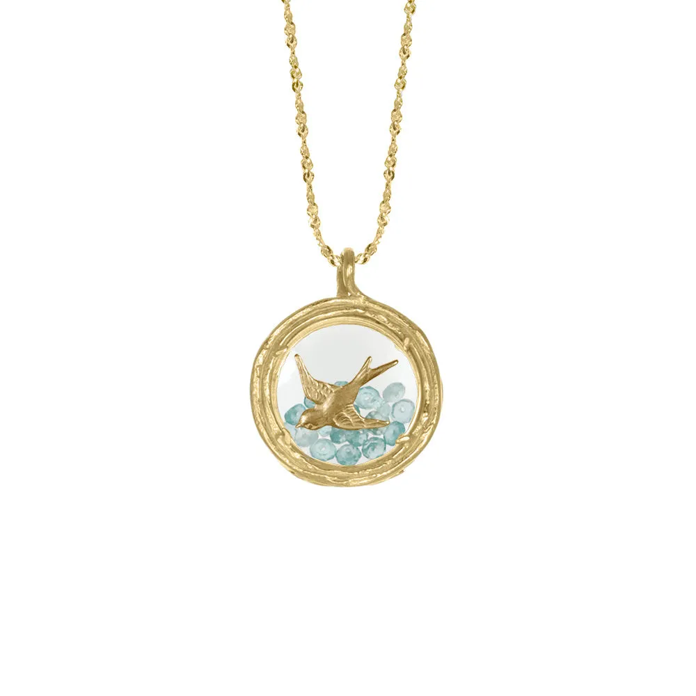 Small Glass Branch Locket
