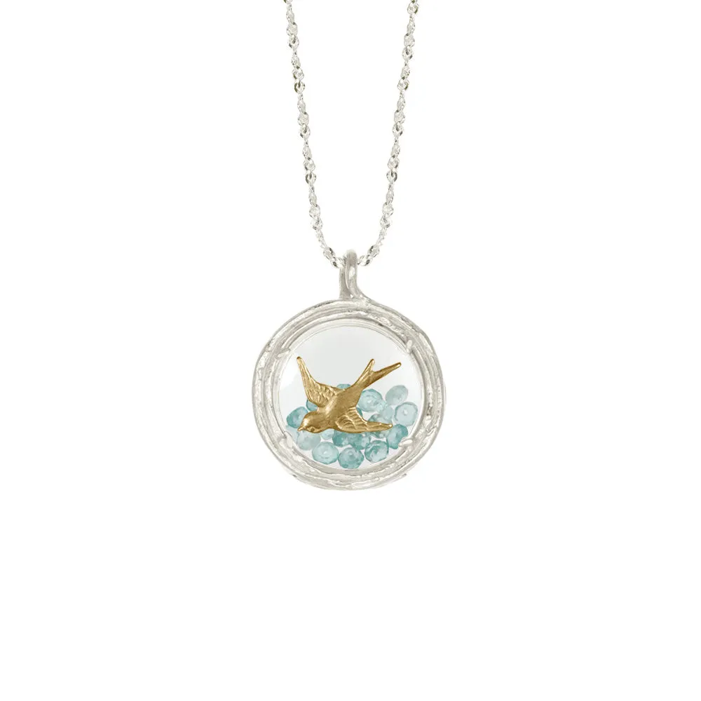 Small Glass Branch Locket
