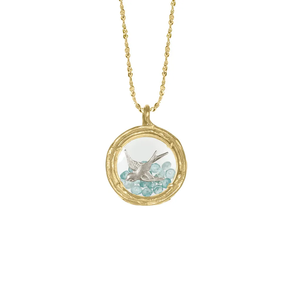 Small Glass Branch Locket
