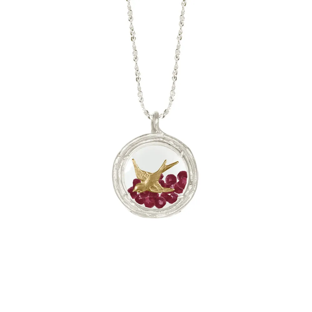 Small Glass Branch Locket
