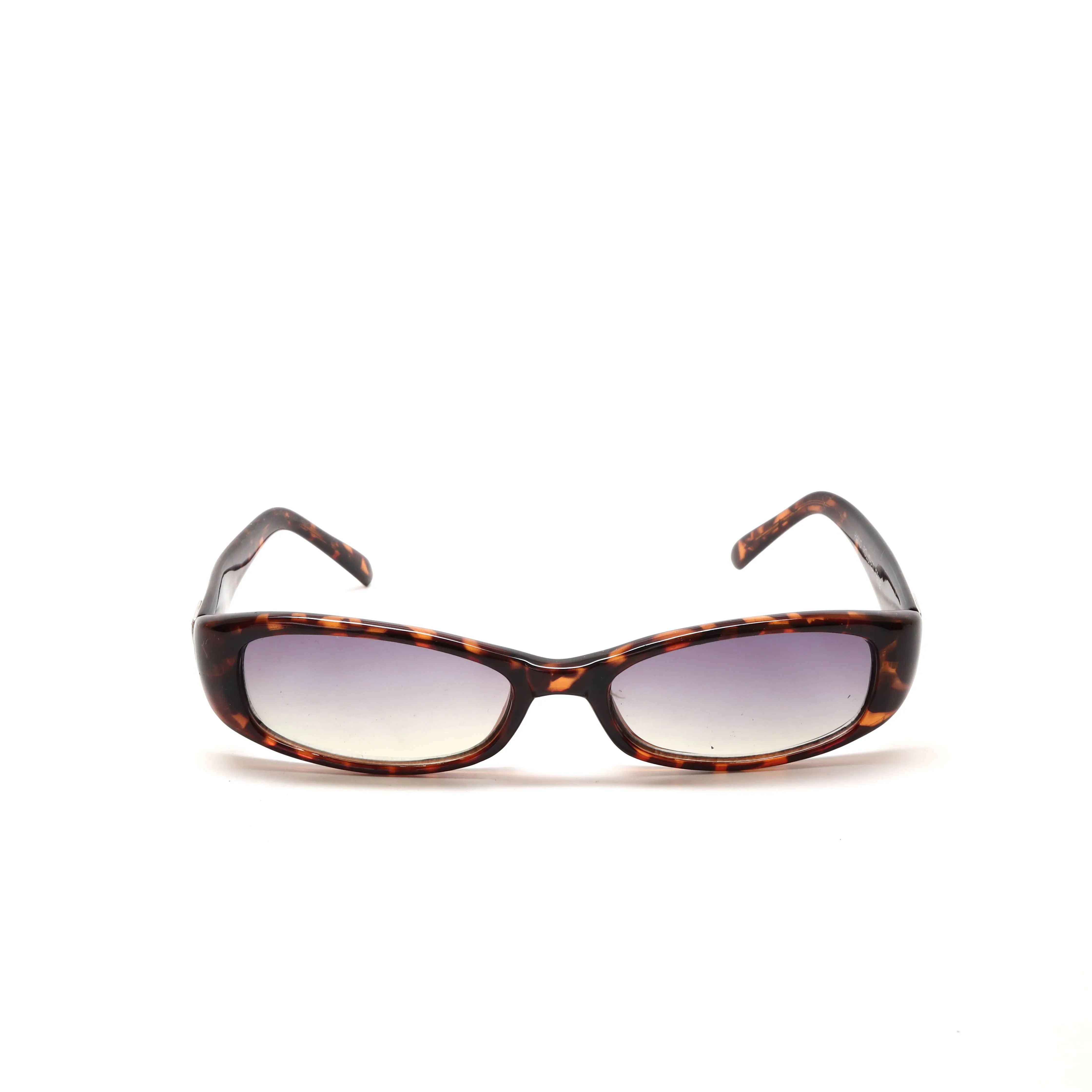 //Style 62// Vintage Small Size 90s Deadstock Rectangle Sunglasses - Tortoise Grey