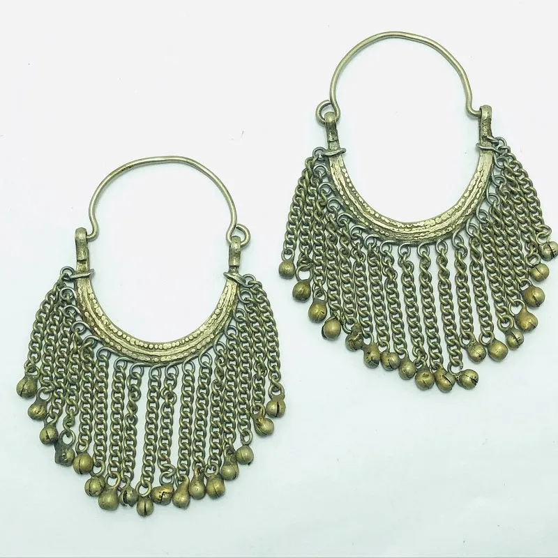 Vintage Earrings With Long Bells